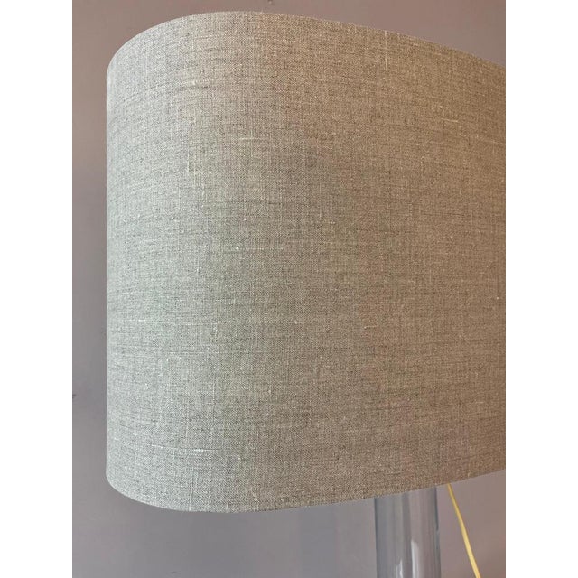 Plaza Table Lamp with Transparent Glass Base by Michael Bang for Holmegaard For Sale - Image 9 of 11