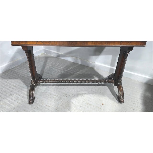 Regency Rosewood Library Writing Table, 1810 For Sale - Image 13 of 14