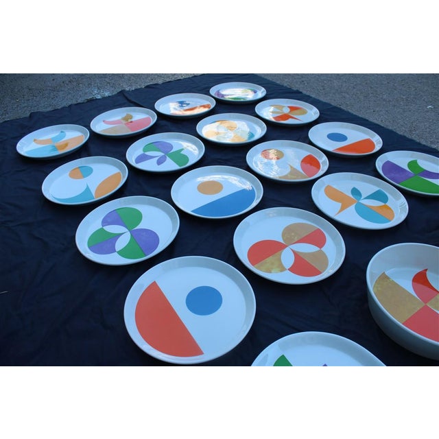 Collection of Ceramics by Gio Ponti for Pozzi, 1960s, Set of 27 For Sale - Image 15 of 18