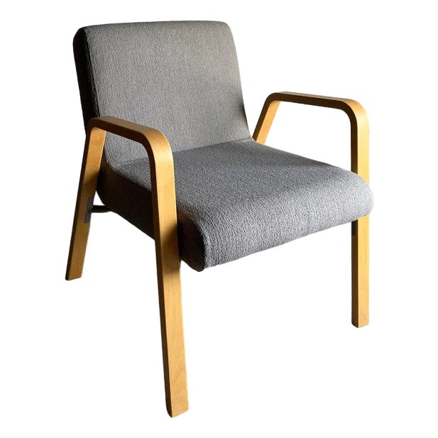 Scandinavian Gray Easy Chair | 1980s For Sale