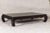Teak Wood Chow Legs Coffee Table with Custom Black Lacquer Finish For Sale - Image 12 of 12