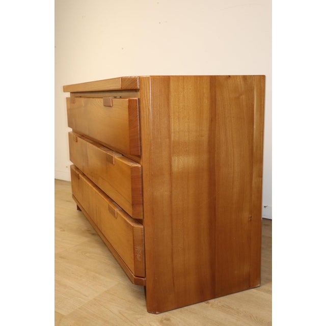 Vintage Chest of Drawers in Elm, 1970s For Sale - Image 9 of 18
