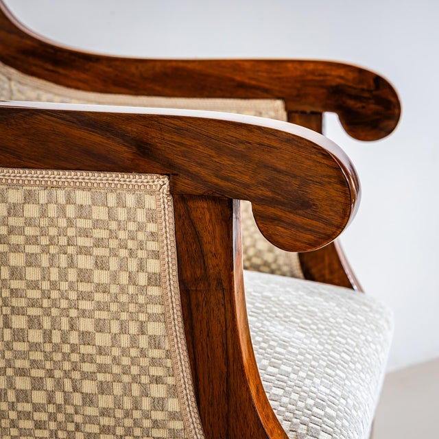 Pair of Biedermeier-Style Bergères, Austria, 2nd Half 19th Century For Sale - Image 9 of 9
