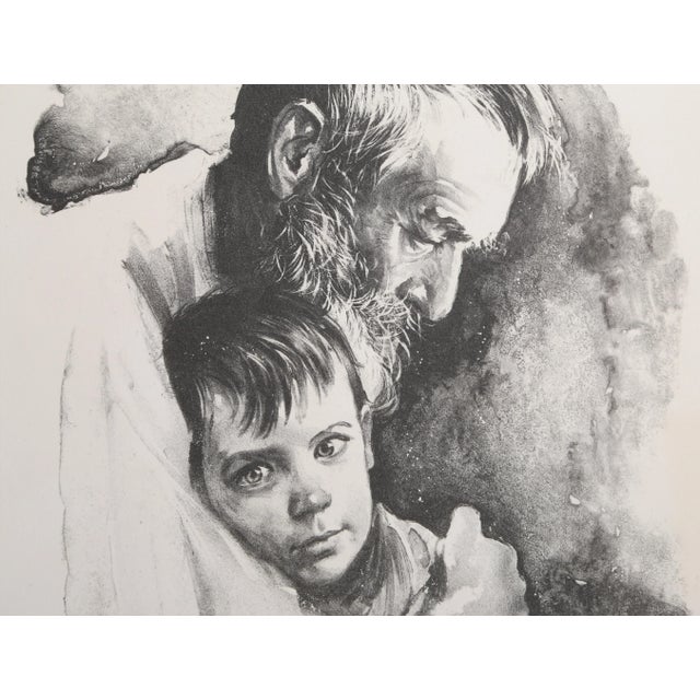 Portraiture Family Moments, Sandu Liberman Lithograph, Signed in Pencil For Sale - Image 3 of 3