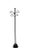 Coat stand from the Servi series by Achille & Pier Giacomo Castiglioni, 1985. Base in black painted polypropylene. Support...