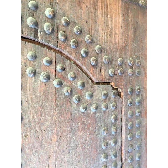 Antique Large Moroccan Moorish Antique Ryad Studded Door 19th C. For Sale - Image 15 of 18