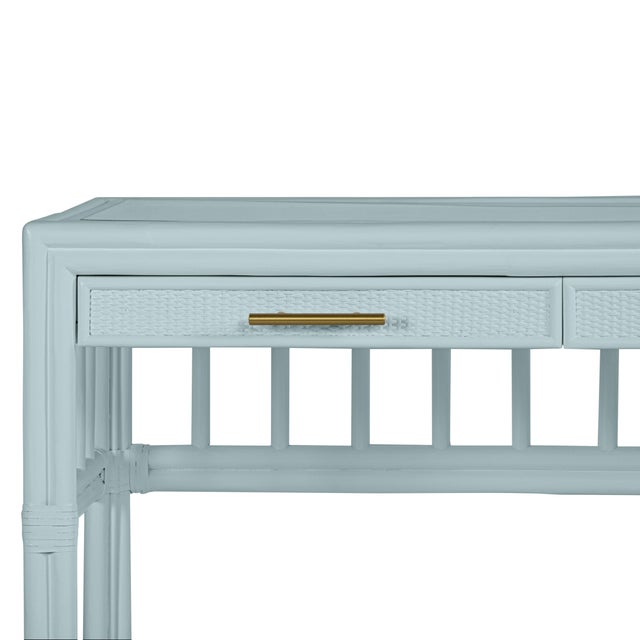 David Francis David Francis Furniture for Chairish Colony Desk, Smoke For Sale - Image 4 of 4