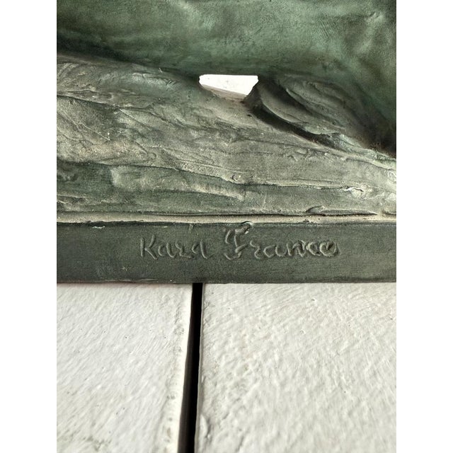 Modern G . Boni, Sculpture of Archer, 1960s, Bronze Patinated Plaster For Sale - Image 3 of 8