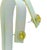 Metal Diamond Sapphire Earrings 14k Gold Stud 1.74 TCW Certified For Sale - Image 7 of 8