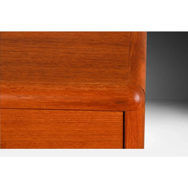 Mid Century Danish Modern Teak 10 Drawer Dresser Denmark For Sale - Image 14 of 14