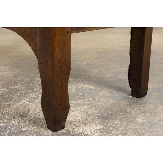 Early 19th Century Country French Provincial Oak Coffer Trunk For Sale - Image 16 of 18