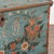 Original Swedish Dome Top Hand Painted Blue Pine Trunk Dated 1826 For Sale - Image 16 of 18