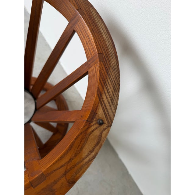Brown Mid-Century Modern Edward Wormley for Dunbar “Sheaf of Wheat” Glass Top Side Table For Sale - Image 8 of 12