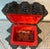 Early 20th Century Rectangular Tramp Art Hinged Lidded Wood Box For Sale - Image 4 of 8