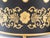 Vintage Italian Black and Gilt Tole Floral Jardiniere Cachepot For Sale In Houston - Image 6 of 11