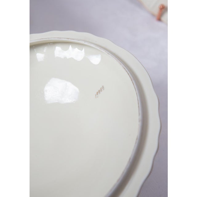 Bernardaud Limoges Porcelain Dinnerware Set with Flowers, 1950s, Set of 11 For Sale - Image 10 of 11