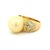 1990s Golden South Sea Pearl & Diamond 14k Gold Statement Ring, Size 7 For Sale In Miami - Image 6 of 12