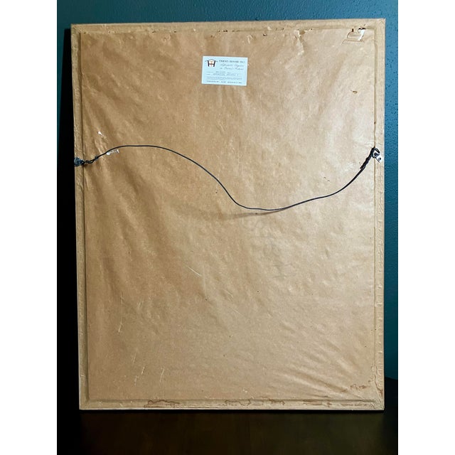 Vintage Framed Botanical Lithographic Print of Zantedeschia Aethiopica (Calla Lily) by Thalia Lincoln. For Sale - Image 16 of 18