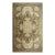 Contemporay Luxury Green Field Medallion Antique European Savonnerie Gallery Rug For Sale