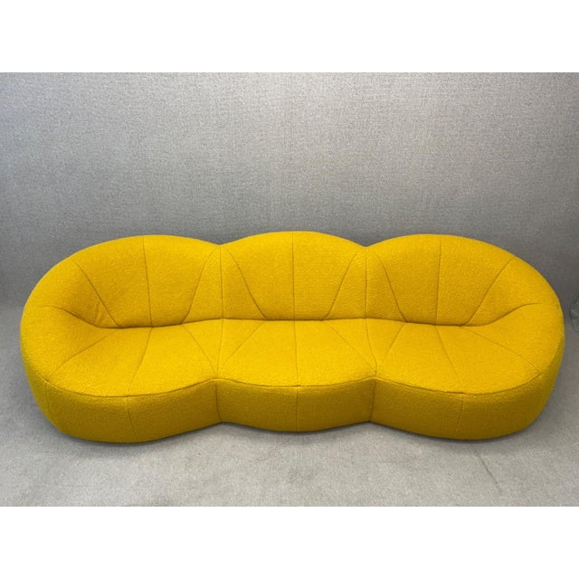 Goldenrod Yellow Pumpkin 3-Seater Sofa by Pierre Paulin for Ligne Roset For Sale - Image 8 of 18