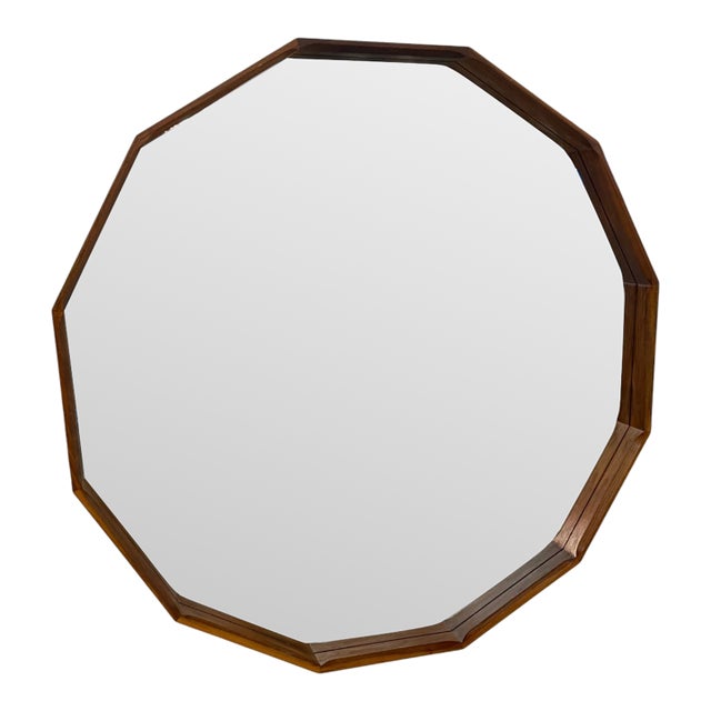 Oversized Dodecagonal Minimalist Wall Mirror , 1990s For Sale