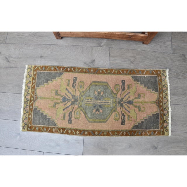Tribal Anatolian Handmade Turkish Rug For Sale - Image 3 of 6