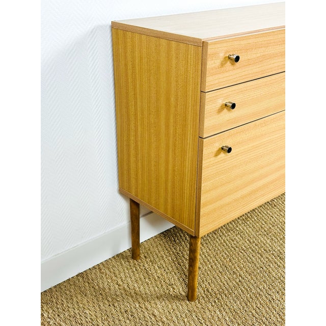 Wood Vintage Formica Sideboard, 1970 For Sale - Image 7 of 11