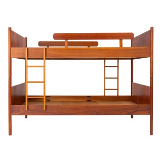 Scandinavian Modern Bunk Beds With Nightstands by Westnofa For Sale