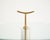 Italian Brass & Glass Side Table in the Style of Gio Ponti For Sale In New York - Image 6 of 6