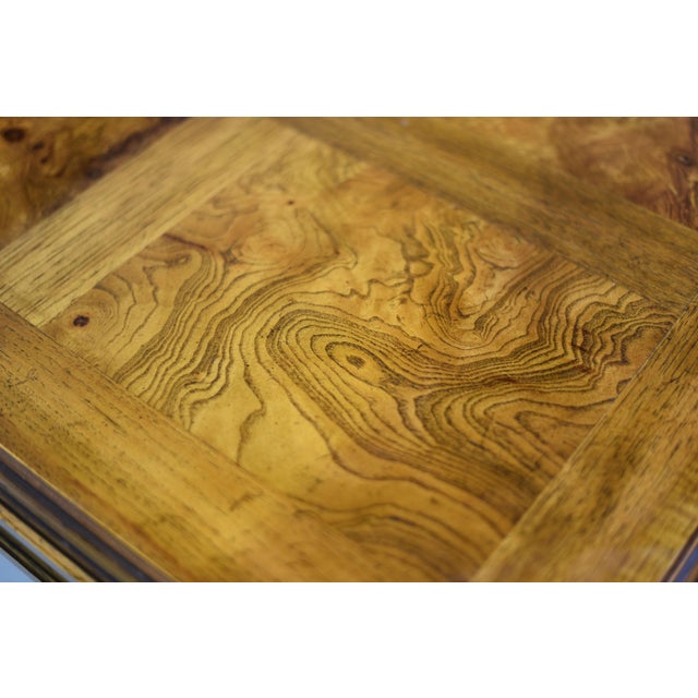 Mid-Century Chin Hua Burlwood Extendable Dining Table Corinthian Collection by Drexel Heritage 141" For Sale - Image 9 of 16