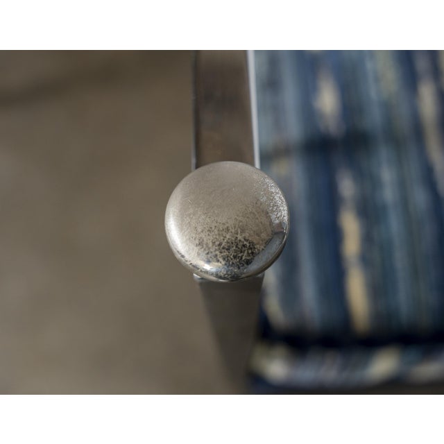 Chrome Late 20th Century Pair of Chrome Barrel Lounge Chairs For Sale - Image 8 of 14