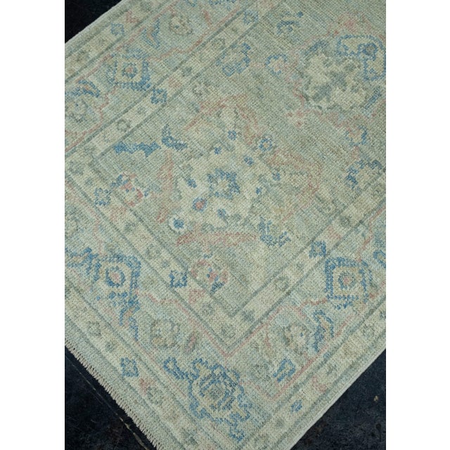 Turkish Turkish Oushak Runner Rug 2'10" x 16'3" #17817 For Sale - Image 3 of 8
