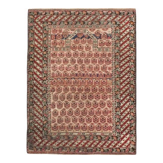 Galerie Shabab Collection Early 20th Century Caucasian Shirvan Throw Rug For Sale