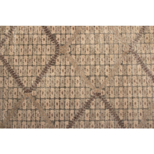 Rug & Kilim Rug & Kilim’s Oversized Distressed Otto Rug in Brown, 12x15 For Sale - Image 4 of 7