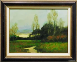 Dennis Sheehan "Last Days of Autumn" #190104 Oil on Canvas Hand Signed Landscape