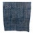 Segou Matrix Indigo Mud Cloth Throw For Sale