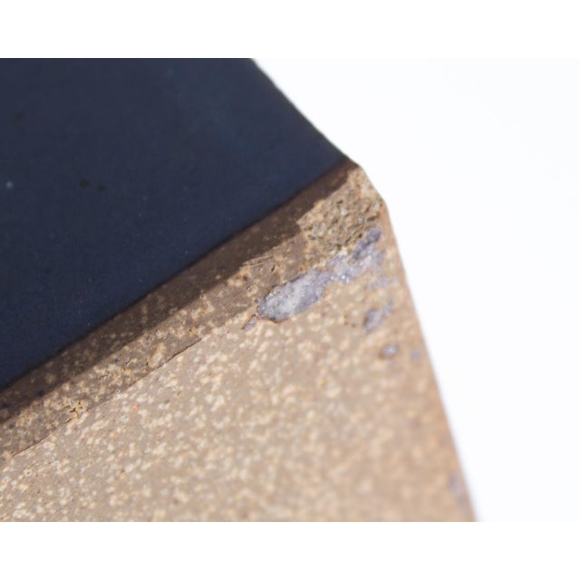 Late 20th Century Blue Studio Pottery Box by Dennis Kirchmann For Sale - Image 5 of 8