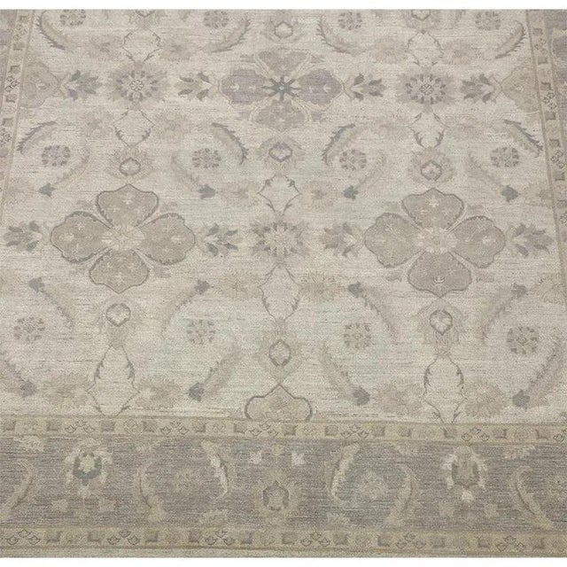 Handwoven Oushak Style Area Rug 9’1″ X 11’7″ For Sale - Image 9 of 11