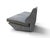 Sage Green Fabric Sofa Bed in the style of Marco Zanuso for Arflex, 1950s For Sale - Image 3 of 8