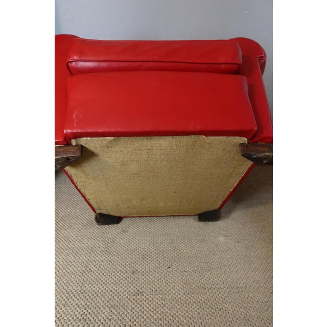 Leather Club Armchairs, 1990s, Set of 2 For Sale - Image 6 of 8