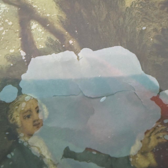 18th Century Reverse Mezzotint - “Painting” in Original Frame For Sale - Image 9 of 12