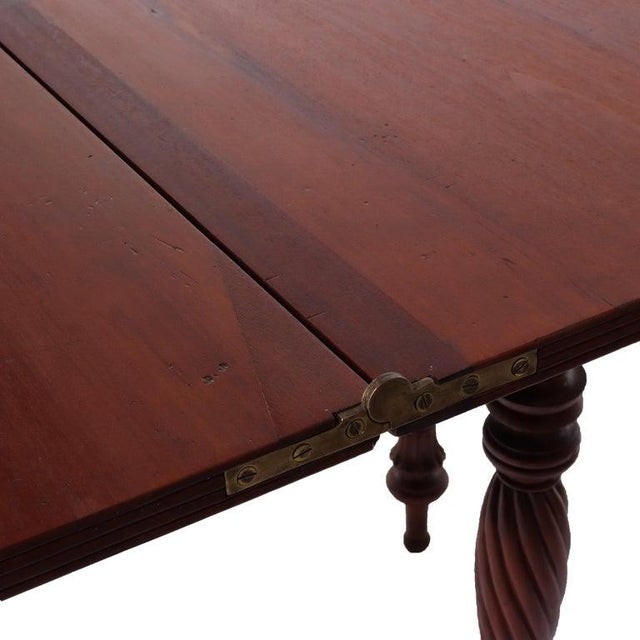 Antique Sheraton Mahogany Card Table C1830 For Sale - Image 16 of 18