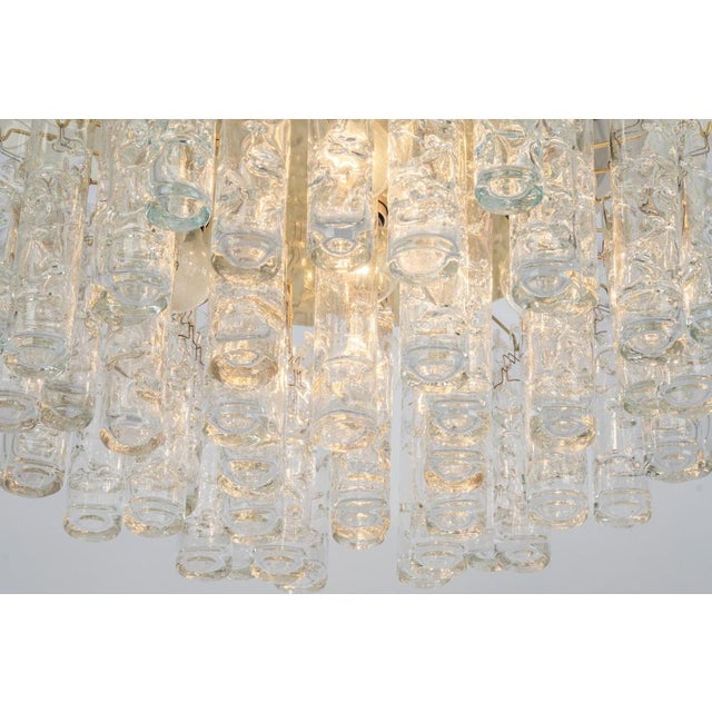 Murano Ice Glass Flushmount from Doria Leuchten, Germany, 1960s For Sale - Image 8 of 15