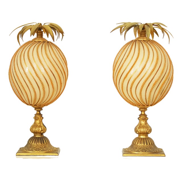 Vintage French Ostrich Sculptures attributed to François Dupuy, 1960s, Set of 2 For Sale