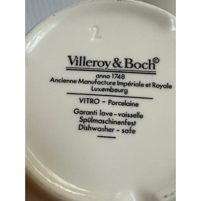 "Old Luxemburg Collection" by Villeroy & Boch set of Six(6) Tea/Coffee Cups and Six(6) Matching Saucers, manufactured in...