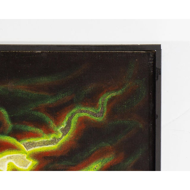 1973 Oil on Canvas Painting by Shraga Aloni For Sale - Image 4 of 8