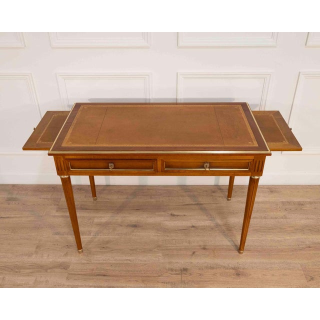 French Mid 20th Century Small Louis XVI Style Desk For Sale - Image 3 of 11