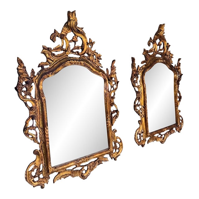 Two Versailles Giltwood Mirrors For Sale