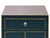 Wood Oriental Black Lacquer Moon Face One Drawer End Table Nightstand For Sale - Image 7 of 12