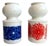 Pair of Petit Segmented Vases by Olle Alberius for Rörstrand, Sweden, 1960's For Sale